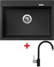 Sinks MAXIMO 680 Pureblack + Vitalia GR 